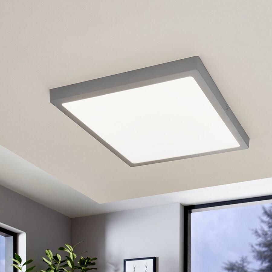 EGLO Opbouwarmatuur FUEVA 1 slank design slechts 3 cm hoog (1 stuk)