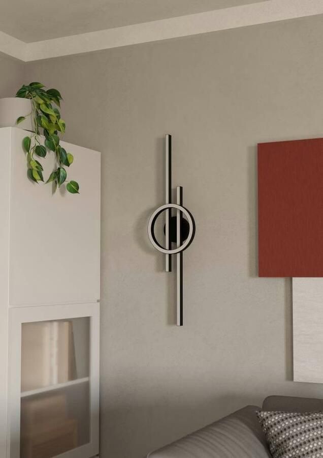 EGLO Plafondlamp AMANDOLO dimbare plafondlamp afstandsbediening metaal rgb-achtergrondverlichting (1 stuk) - Foto 3