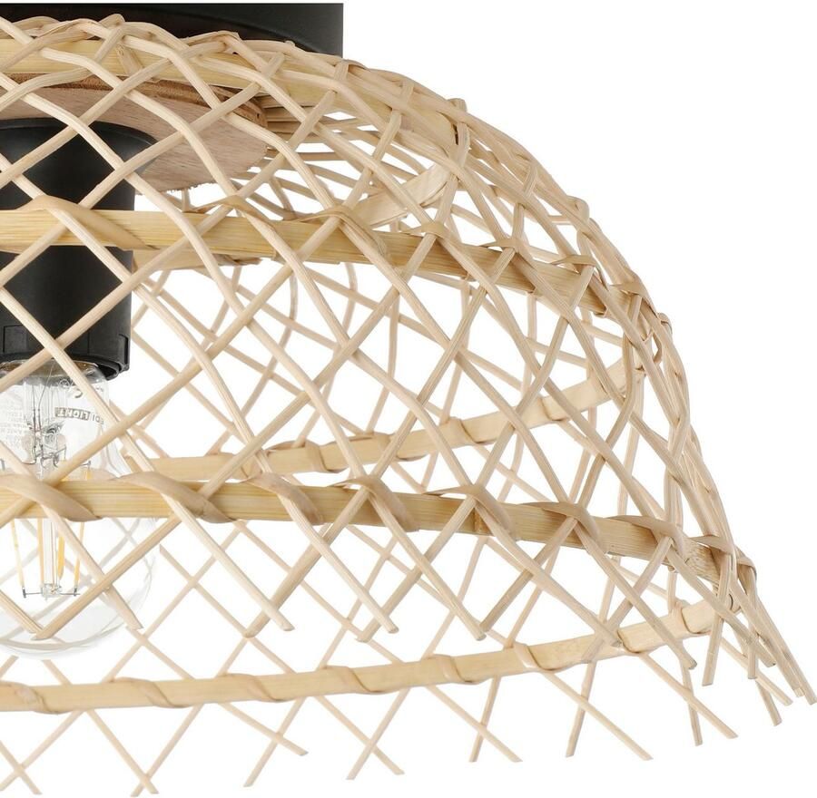 EGLO Plafondlamp Ausnby Plafondlamp in zwart van staal excl. E27 1X40W (1 stuk)