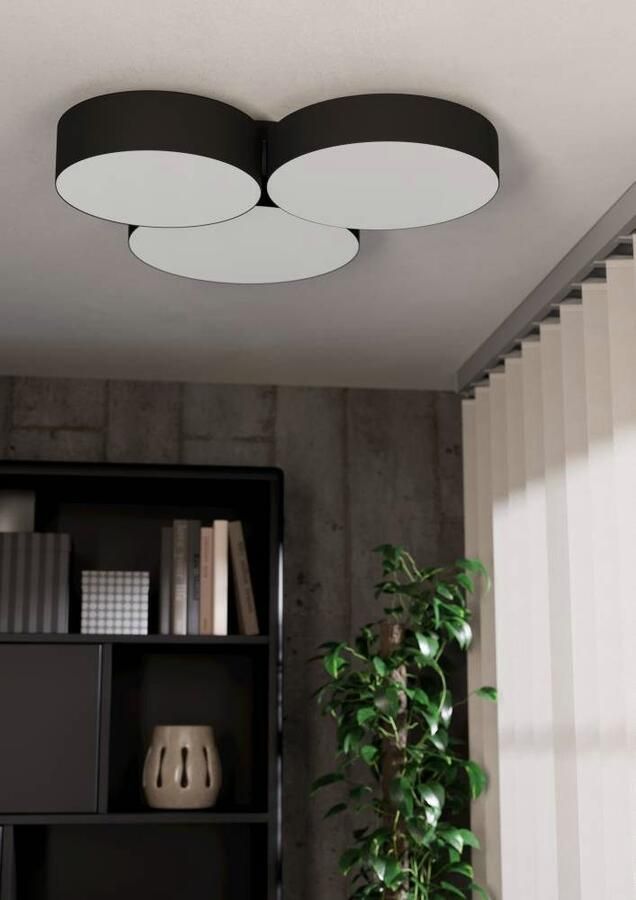 EGLO Plafondlamp BARBANO-Z App en spraakbesturing Alexa 60 5 x 56 5 x 9 cm excl. afstandsbediening (1 stuk) - Foto 8