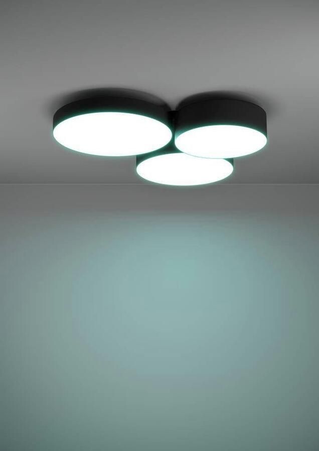 EGLO Plafondlamp BARBANO-Z App en spraakbesturing Alexa 60 5 x 56 5 x 9 cm excl. afstandsbediening (1 stuk) - Foto 9