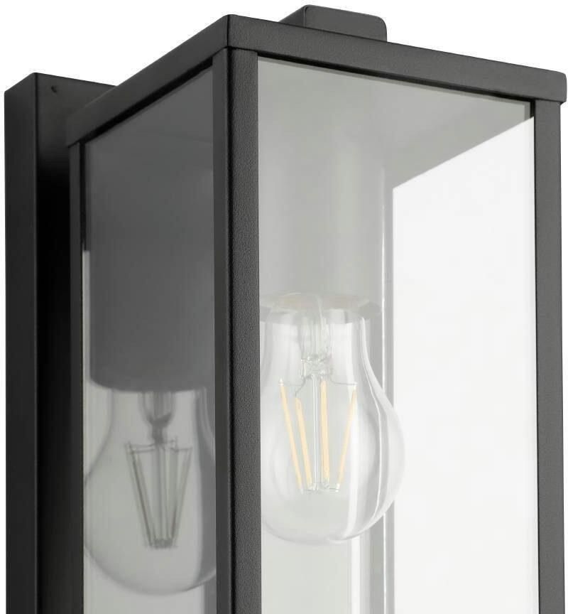 EGLO Plafondlamp BUDRONE Buitenverlichting wandlamp buiten IP44 modern E27 40W (1 stuk)