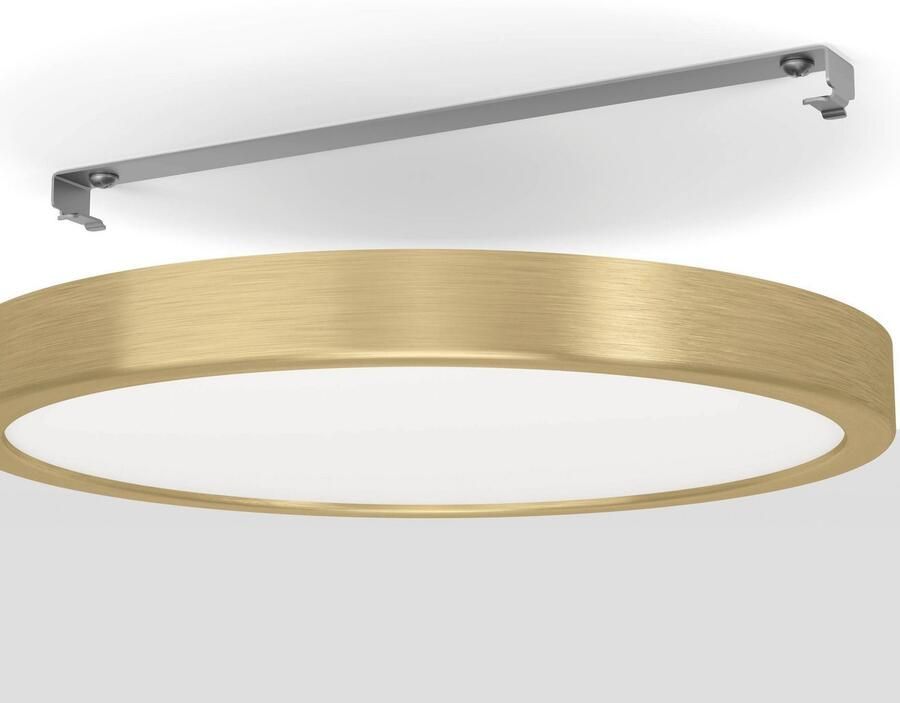 EGLO Plafondlamp FUEVA 5 Plafondlamp IP44 lage opbouwhoogte 20 Watt Rond (1 stuk)