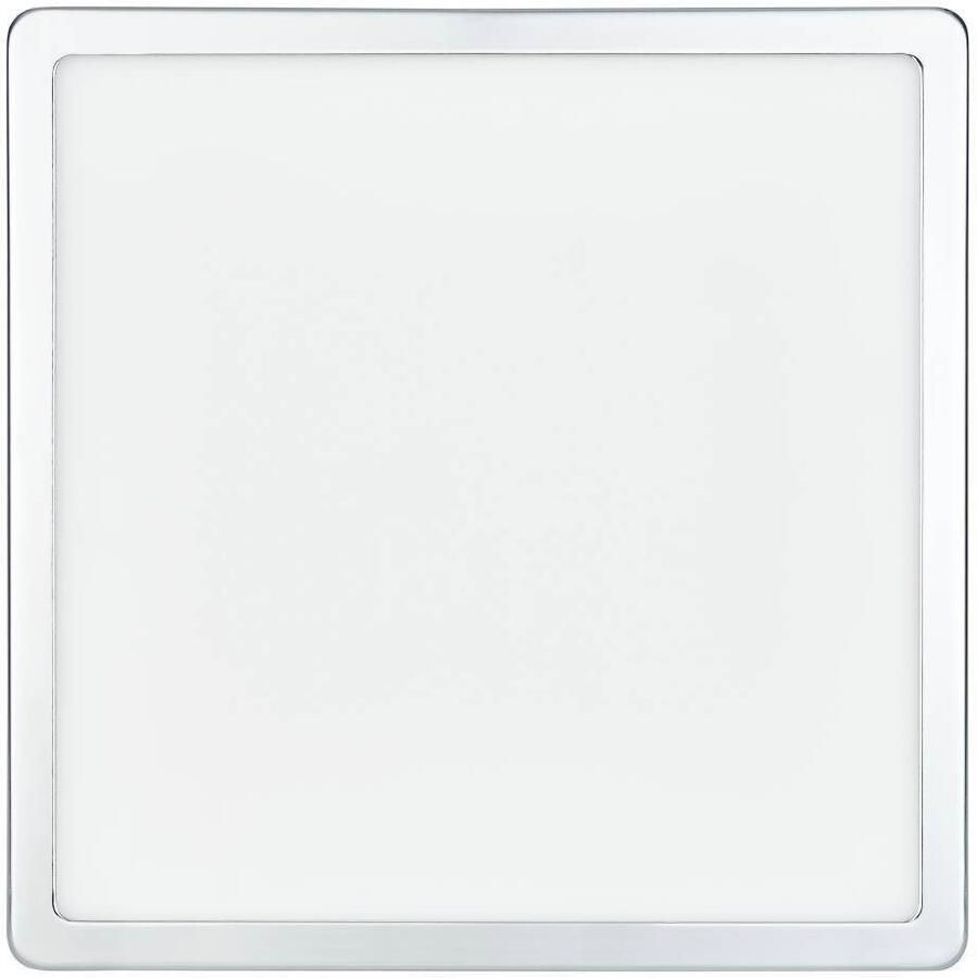 EGLO Plafondlamp FUEVA 5 Plafondlamp IP44 lage opbouwhoogte 20 Watt Vierkant (1 stuk)