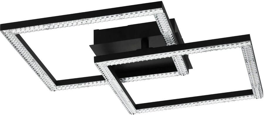 EGLO Plafondlamp LEJIAS Plafondlamp staal en kunststof IP20 woonkamerlamp lamp (1 stuk)
