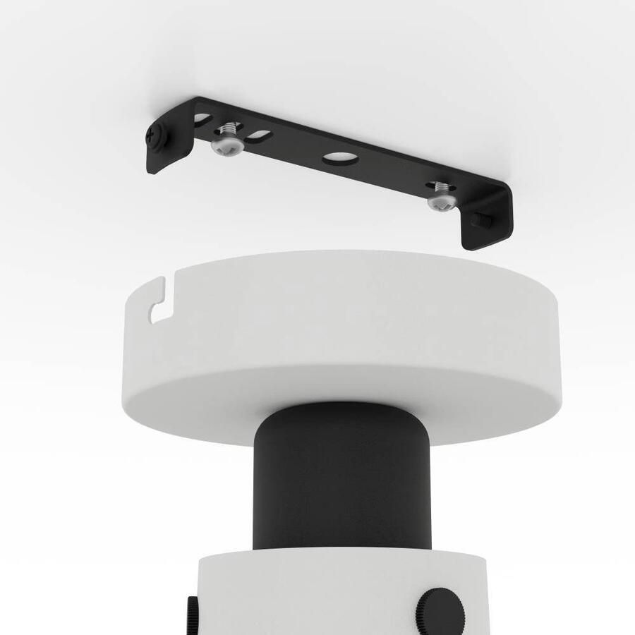 EGLO Plafondlamp MATLOCK Plafondlamp metaal in grijs en zwart ganglamp E27 Ø 38 cm (1 stuk)