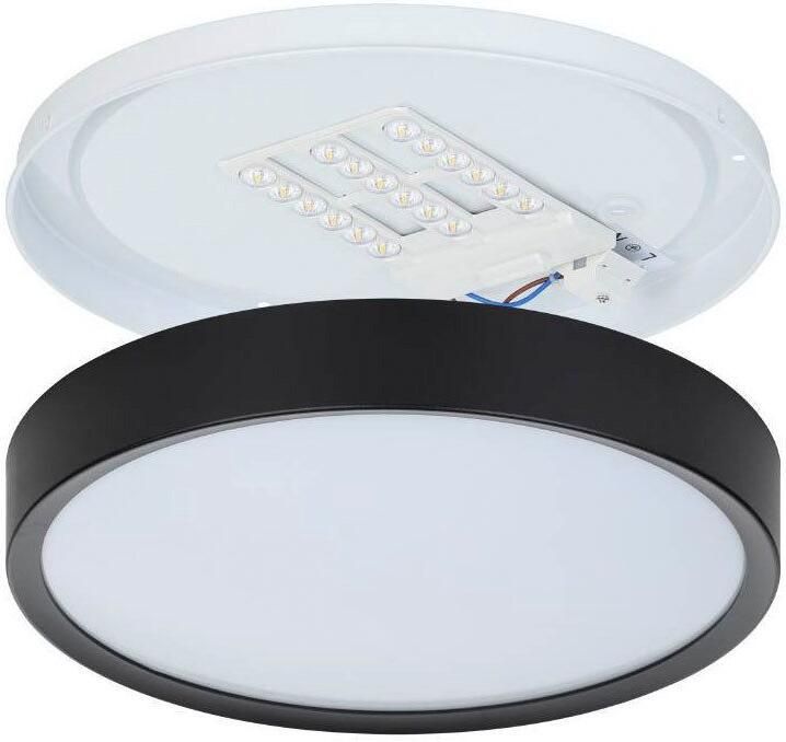 EGLO Plafondlamp MUSURITA LED plafondlamp woonkamer slaapkamer keuken hal modern 34x6cm (1 stuk) - Foto 4