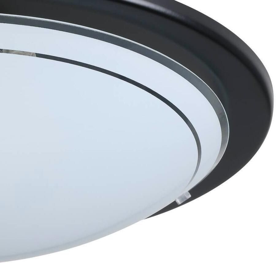 EGLO Plafondlamp Planeet 1 Woonkamerlamp hallamp eetkamer kantoor tijdloos 29x29x8 5cm (1 stuk) - Foto 3