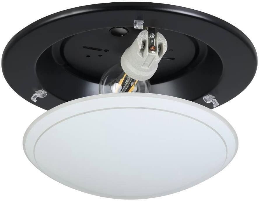 EGLO Plafondlamp Planeet 1 Woonkamerlamp hallamp eetkamer kantoor tijdloos 29x29x8 5cm (1 stuk) - Foto 5