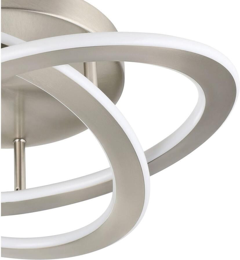 EGLO Plafondlamp ROLIMARE Plafondlamp in nikkel van alu 35W neutraalwit (1 stuk)