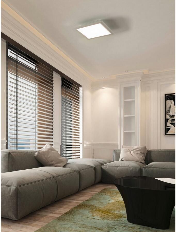 EGLO Plafondlamp SALOBRENA-Z Disco-modus app spraakbesturing Alexa ?30x30x5cm excl. afstandsbediening (1 stuk) - Foto 8