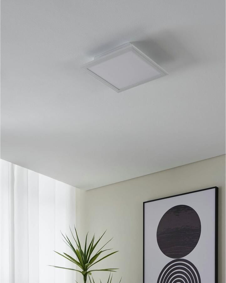 EGLO Plafondlamp SALOBRENA-Z Disco-modus app spraakbesturing Alexa ?30x30x5cm excl. afstandsbediening (1 stuk) - Foto 7