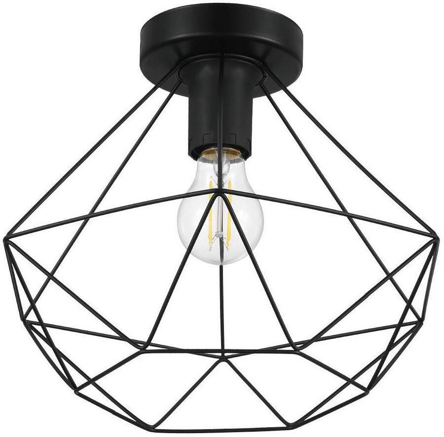 EGLO Plafondlamp TARBES Woonkamerlamp eetkamer hal draadgaas 1lamps 32 5x27 5cm (1 stuk)