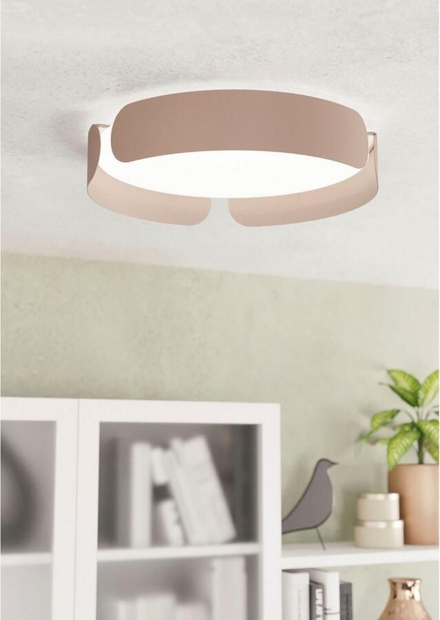 EGLO Plafondlamp VALCASOTTO Plafondlamp woonkamerlamp LED slaapkamerlamp lamp plafond (1 stuk)