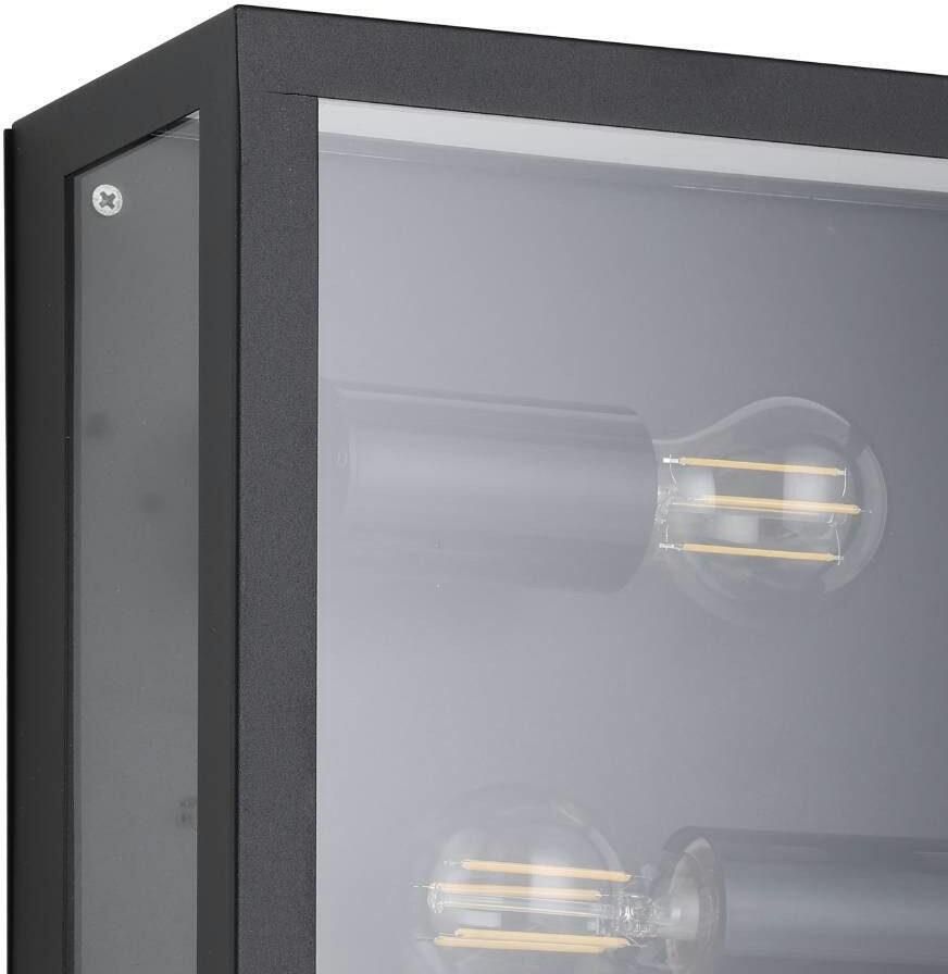 EGLO Plafondlamp voor buiten ALAMONTE 1 Wandlamp buiten L29 x H29 x B13 cm rustiek E27 IP44 max. 60W - Foto 3