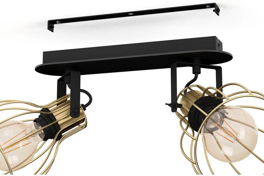 EGLO Plafondspot SAMBATELLO Plafondlamp Plafondspot met E27 fitting L33 5 x B9 cm (1 stuk)