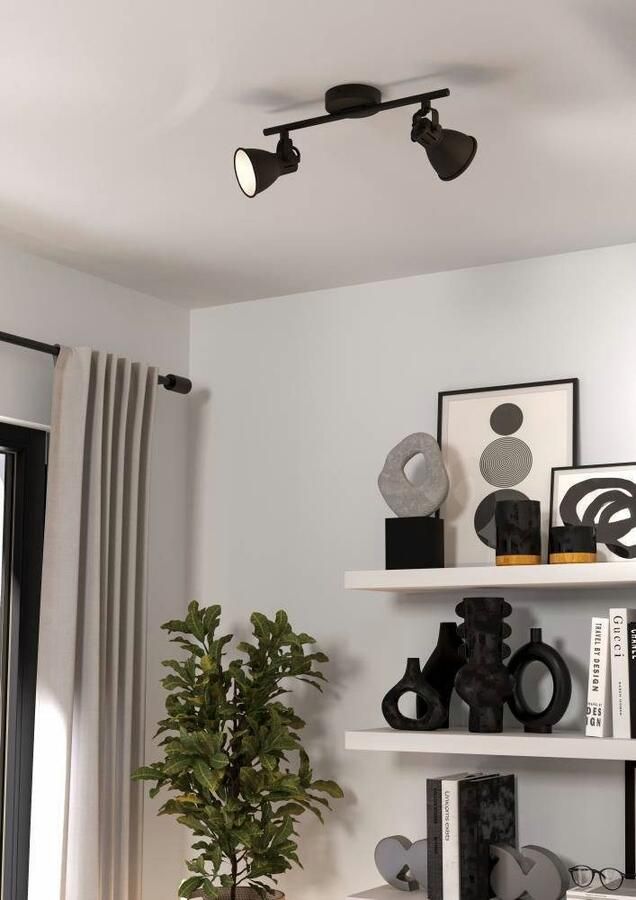 EGLO Plafondspot SERAS 2 Keukenlamp plafondspot industrieel modern - Foto 5