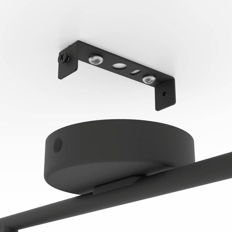 EGLO Plafondspot SERAS 2 Keukenlamp plafondspot industrieel modern