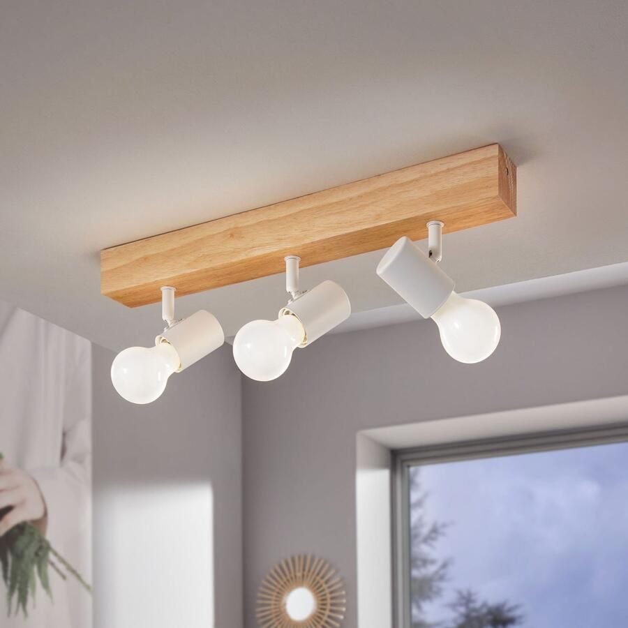 EGLO Plafondspot TOWNSHEND 3 Spot Woonkamerlamp Hal L48 x B5 cm 3X60W excl.