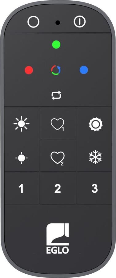 EGLO Slim-Home-afstandsbediening CONNECT Z REMOTE afstandsbediening accessoires ZigBee 3.0 op batterijen (1 stuk) - Foto 9