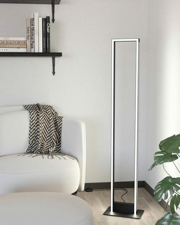 EGLO Staande lamp SALVILANAS-Z dimmbare vloerlamp zigbee app en spraakbesturing alexa (1 stuk) - Foto 3