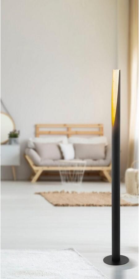 EGLO Staande ledlamp BARBOTTO Lamp zwart goud Ø6 x H137 cm incl. 1 x GU10 (je 4 5W) - Foto 4