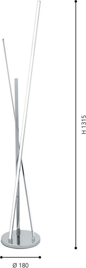 EGLO Staande ledlamp PARRI
