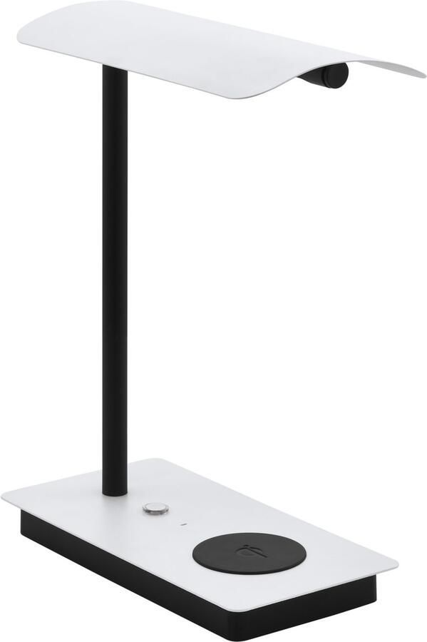 EGLO Tafellamp ARENAZA Bureaulamp draadloze laadfunctie Tafellamp warmwit inductielaadvlak touch dimbaar 3000K (1 stuk)