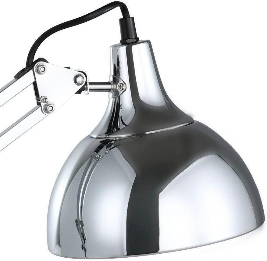 EGLO Tafellamp BORGILLIO Vintage bureaulamp van staal E27 incl. schakelaar (1 stuk)