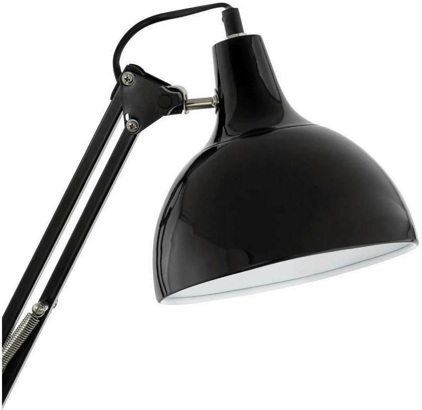 EGLO Tafellamp BORGILLIO Vintage bureaulamp van staal E27 incl. schakelaar (1 stuk)