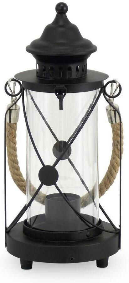 EGLO Tafellamp Bradford Tafellamp 33 x 14 cm lantaarn landhuis retro cottage chic - Foto 7