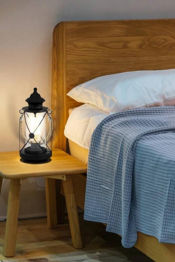 EGLO Tafellamp Bradford Tafellamp 33 x 14 cm lantaarn landhuis retro cottage chic - Foto 3