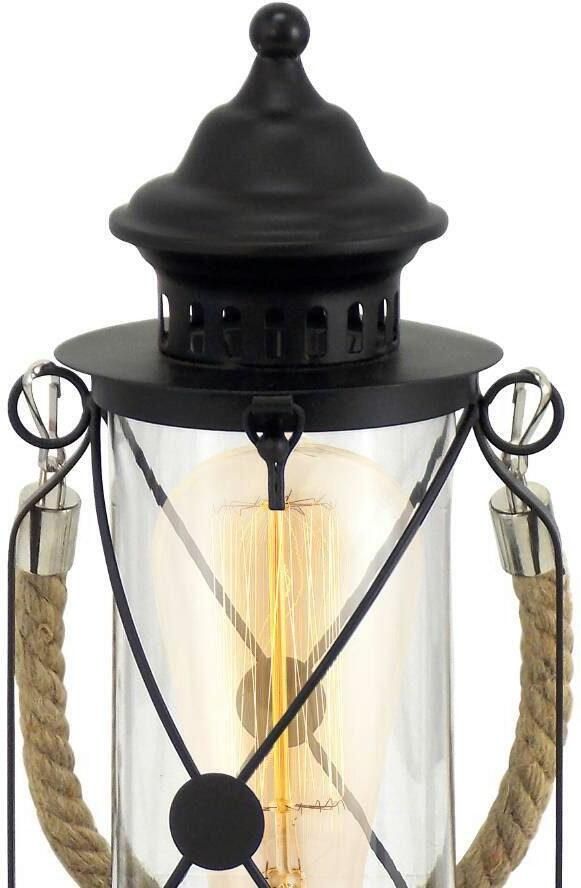 EGLO Tafellamp Bradford Tafellamp 33 x 14 cm lantaarn landhuis retro cottage chic - Foto 4
