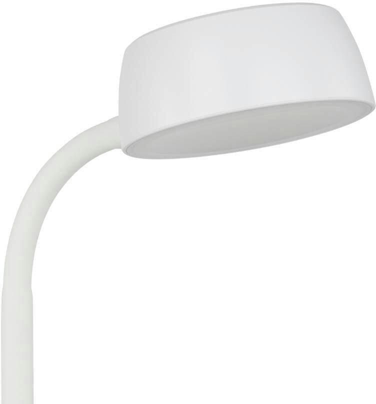EGLO Tafellamp CABALES Tafellamp Nachtkastlamp Kunststof modern warmwit H:31xD:14cm (1 stuk)