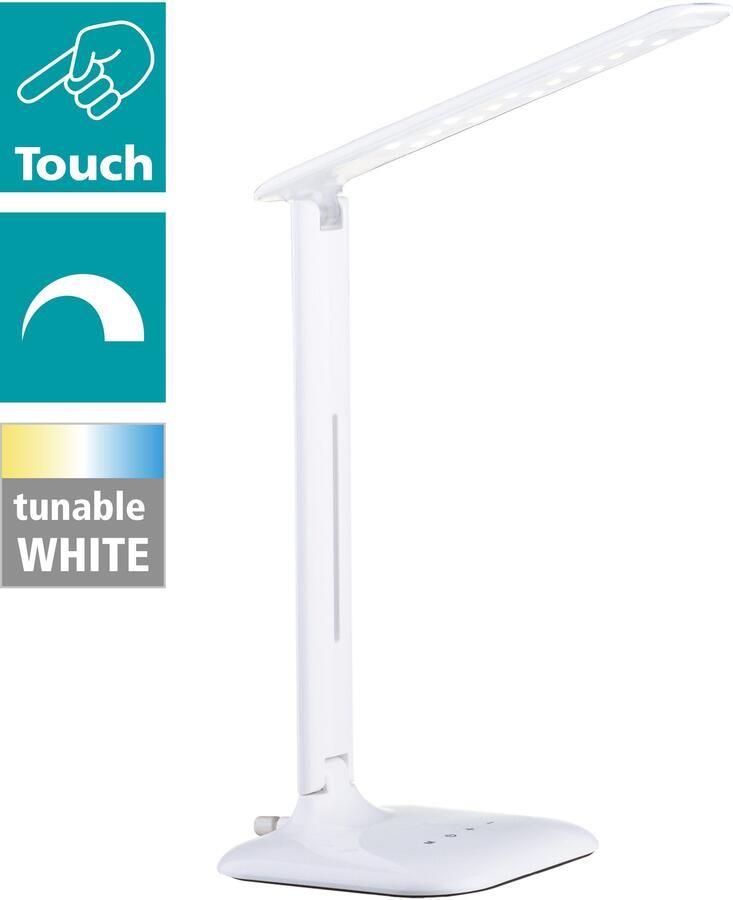 EGLO Caupo Tafellamp LED 32 cm Wit Dimbaar