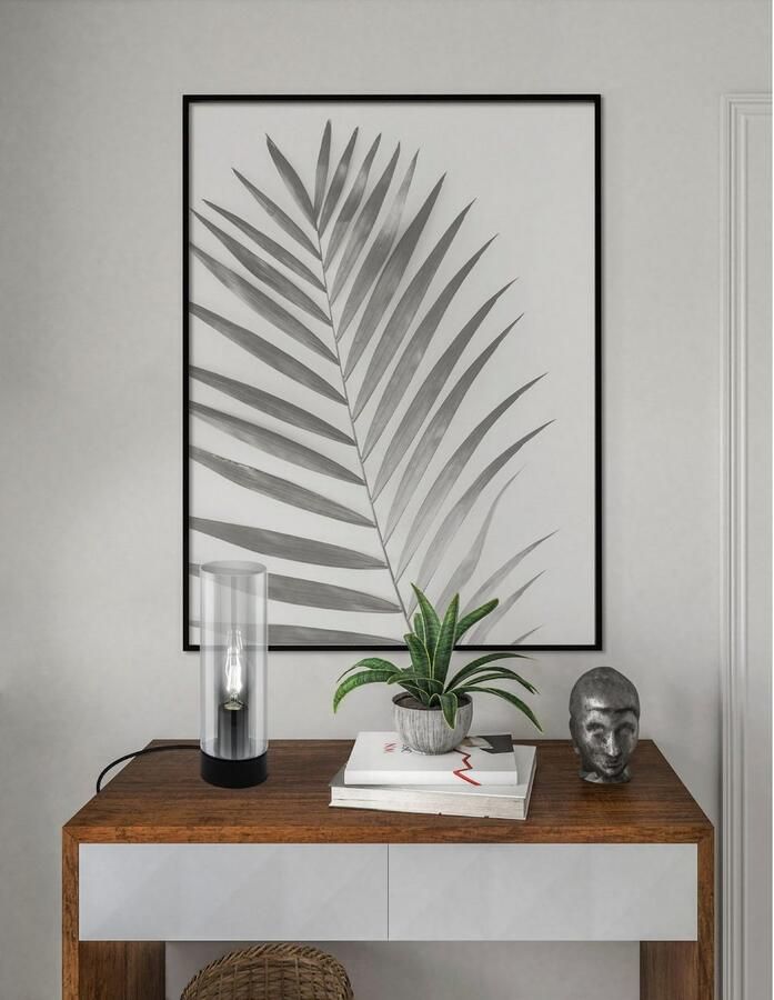 EGLO Tafellamp DAMASCO 1 Tafel lamp in zwart van staal excl. E27 60W (1 stuk)