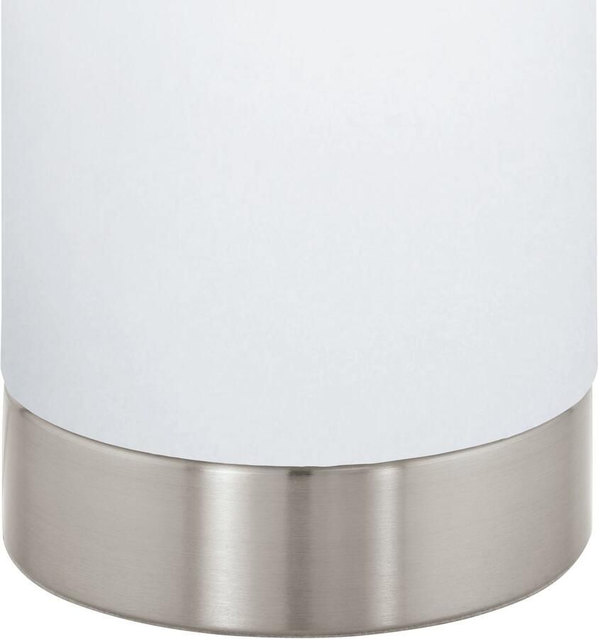 EGLO Tafellamp DAMASCO 1 tafellamp excl. lamp schakelaar op de kabel Nachtkastlamp bureau kantoor elegant en tijdloos 21 5x10cm (1 stuk)