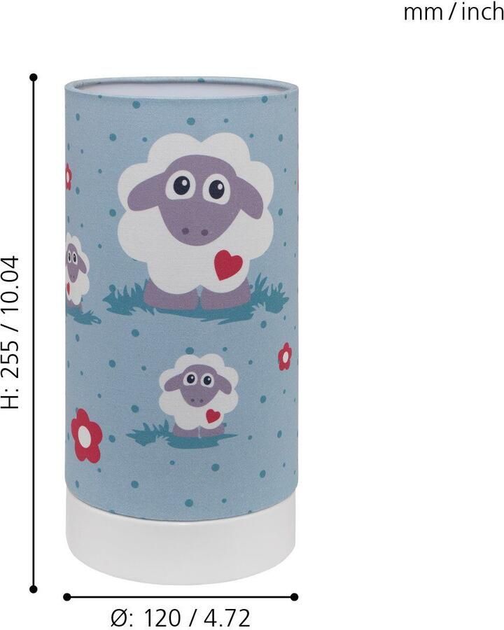 EGLO Tafellamp Do-re-mi Led verwisselbaar