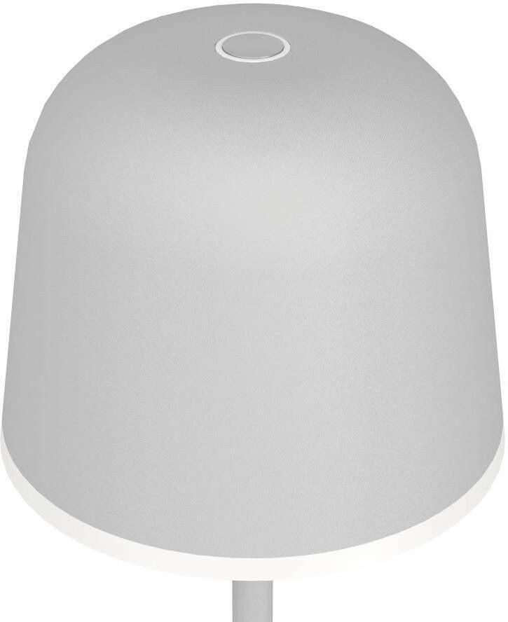EGLO Tafellamp MANNERA Nachttafellamp touch dimbaar draadloos tafellamp USB-poort IP54 (1 stuk)