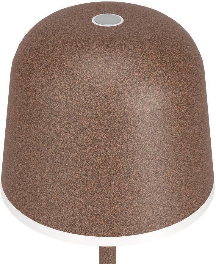 EGLO Tafellamp MANNERA Nachttafellamp touch dimbaar draadloos tafellamp USB-poort IP54 (1 stuk)