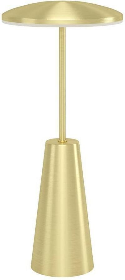 EGLO Piccola Tafellamp Aanraakdimmer Draadloos 28 cm Goud Instelbaar wit licht Oplaadbaar Buiten en Binnen - Foto 3