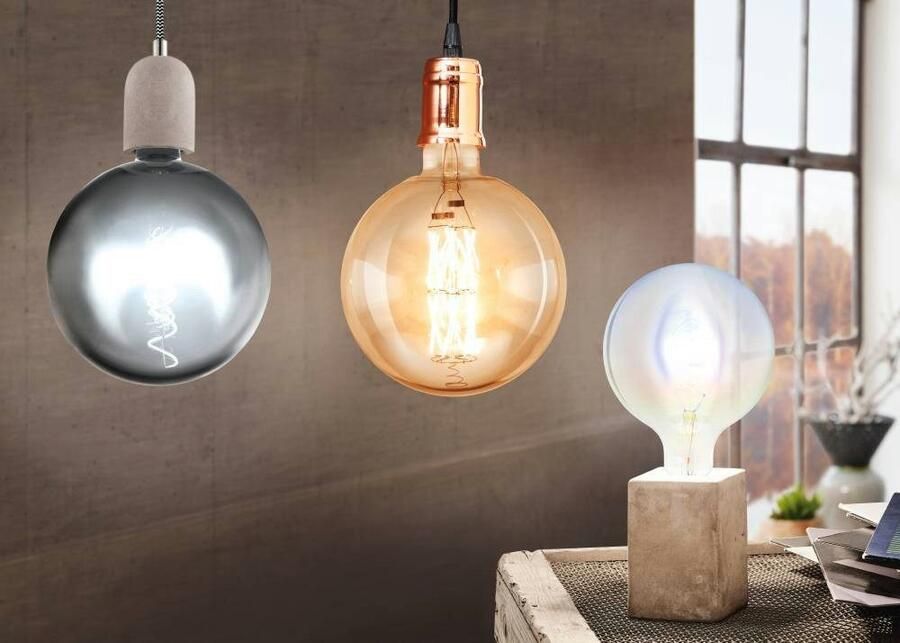 EGLO Tafellamp PRESTWICK tafellamp grijs keramiek betonlook zonder lampenkap Nachtkastlamp deco E27 industrieel schakelaar aan de kabel 9x9x13 cm