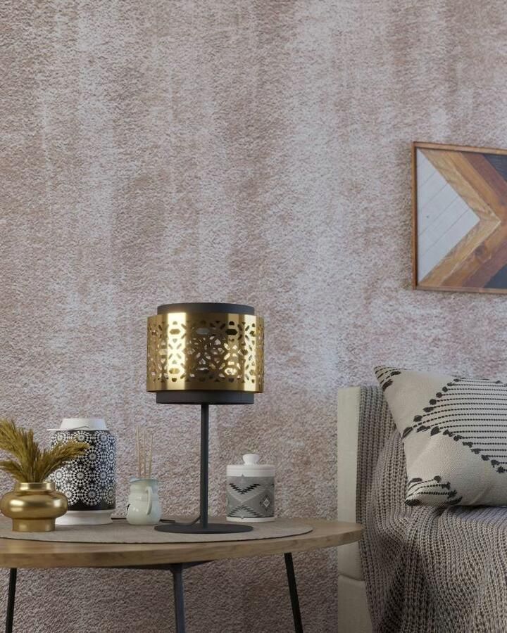 EGLO Tafellamp SANDBACH Tafellamp staal E27 IP20 vintage nachtkastlamp lamp (1 stuk)