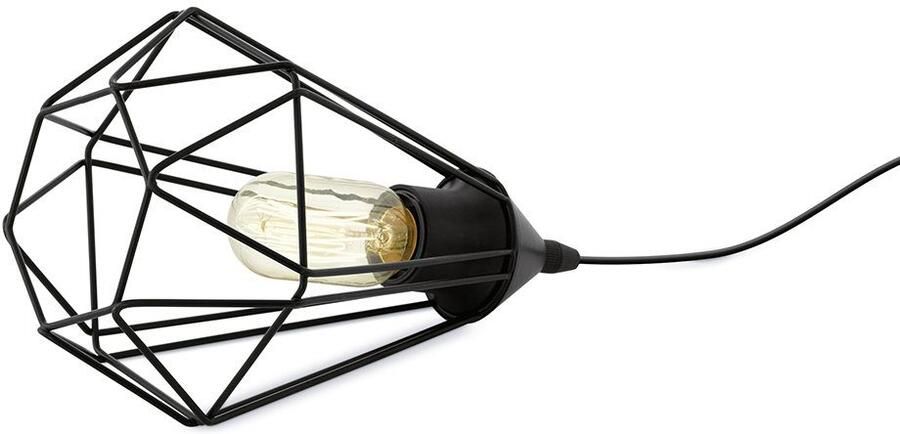 EGLO Tafellamp TARBES Nachtkastlamp eetkamer hal draadgaas 1lamps 9x7x9cm (1 stuk) - Foto 10