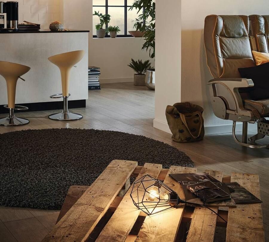 EGLO Tafellamp TARBES Nachtkastlamp eetkamer hal draadgaas 1lamps 9x7x9cm (1 stuk) - Foto 3