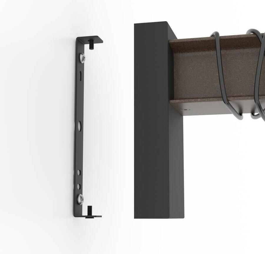 EGLO Wandlamp TOWNSHEND 4 wandlamp staal roestlook retro vintage E27 antiek-bruin metalen balk woonkamer eetkamer hal 19x8x18 5cm