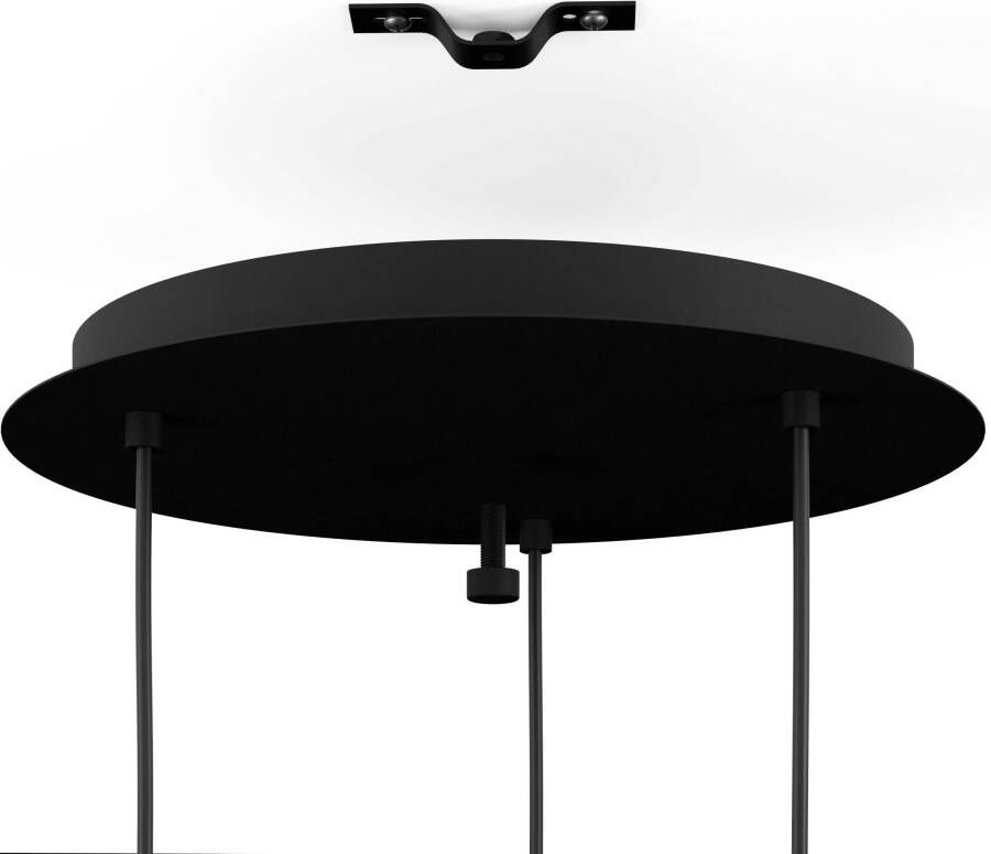 EGLO Hanglamp AGUILARES Hanglamp in zwart van staal excl. E27 40W (1 stuk)