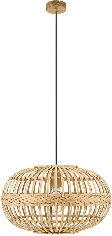 EGLO Hanglamp AMSFIELD Boho hanglamp eettafel eetkamerlamp hanglamp E27 Ø 38 cm