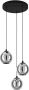 EGLO Â AriscaniÂ HanglampÂ -Â 42 5Â cmÂ -Â GlasÂ -Â 3Â lichtsÂ -Â Zwart Leen Bakker - Thumbnail 2