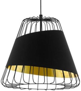 EGLO Hanglamp AUSTELL zwart ø36 x h110 cm excl. 1x e27 (elk max. 60 w) hanglamp hanglamp plafondlamp lamp eettafellamp eettafel keukenlamp lamp voor de woonkamer